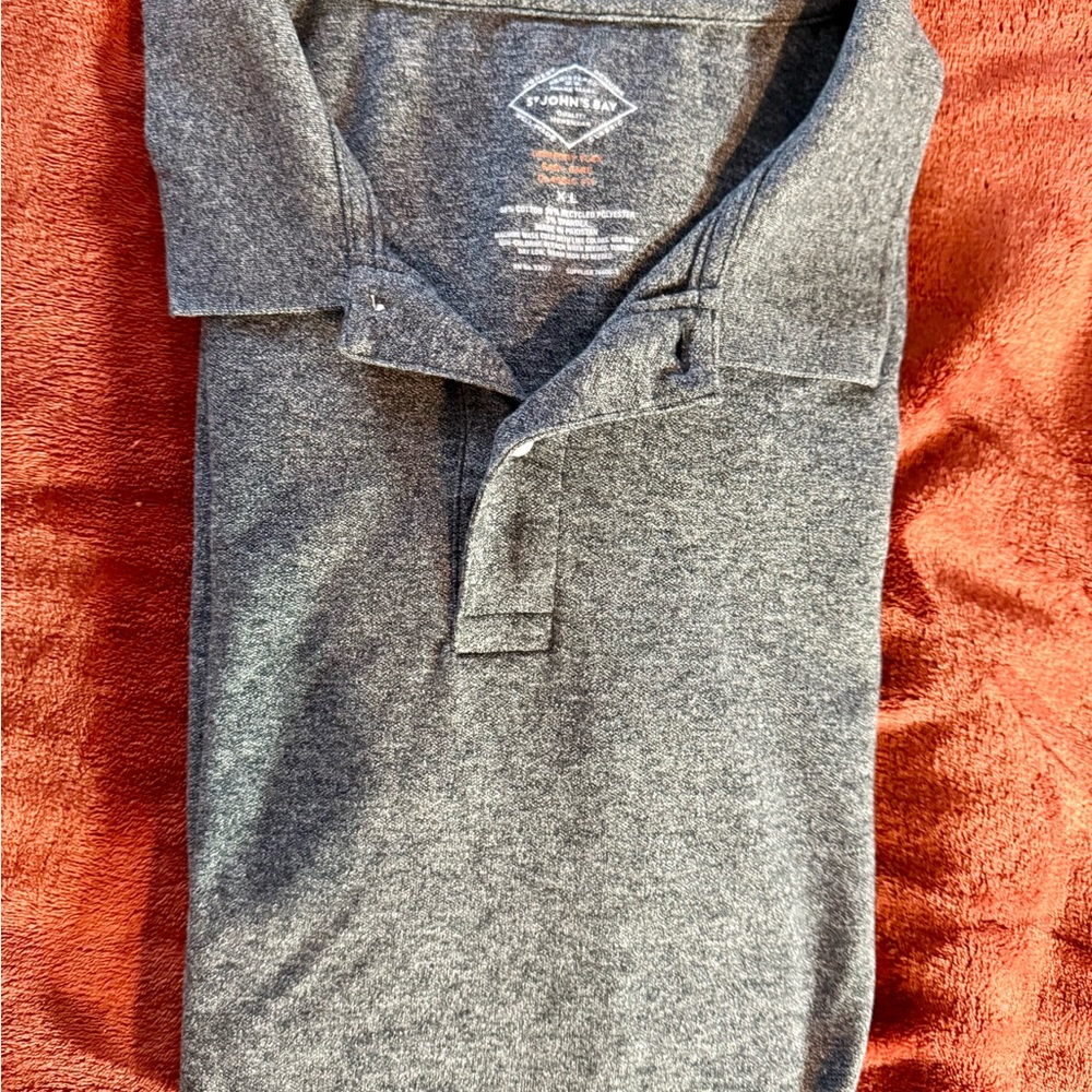 St. John's Bay Charcoal Polo Shirt